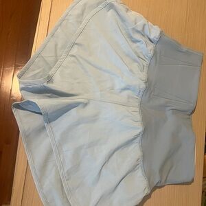 Women's Light Blue Athletic Shorts